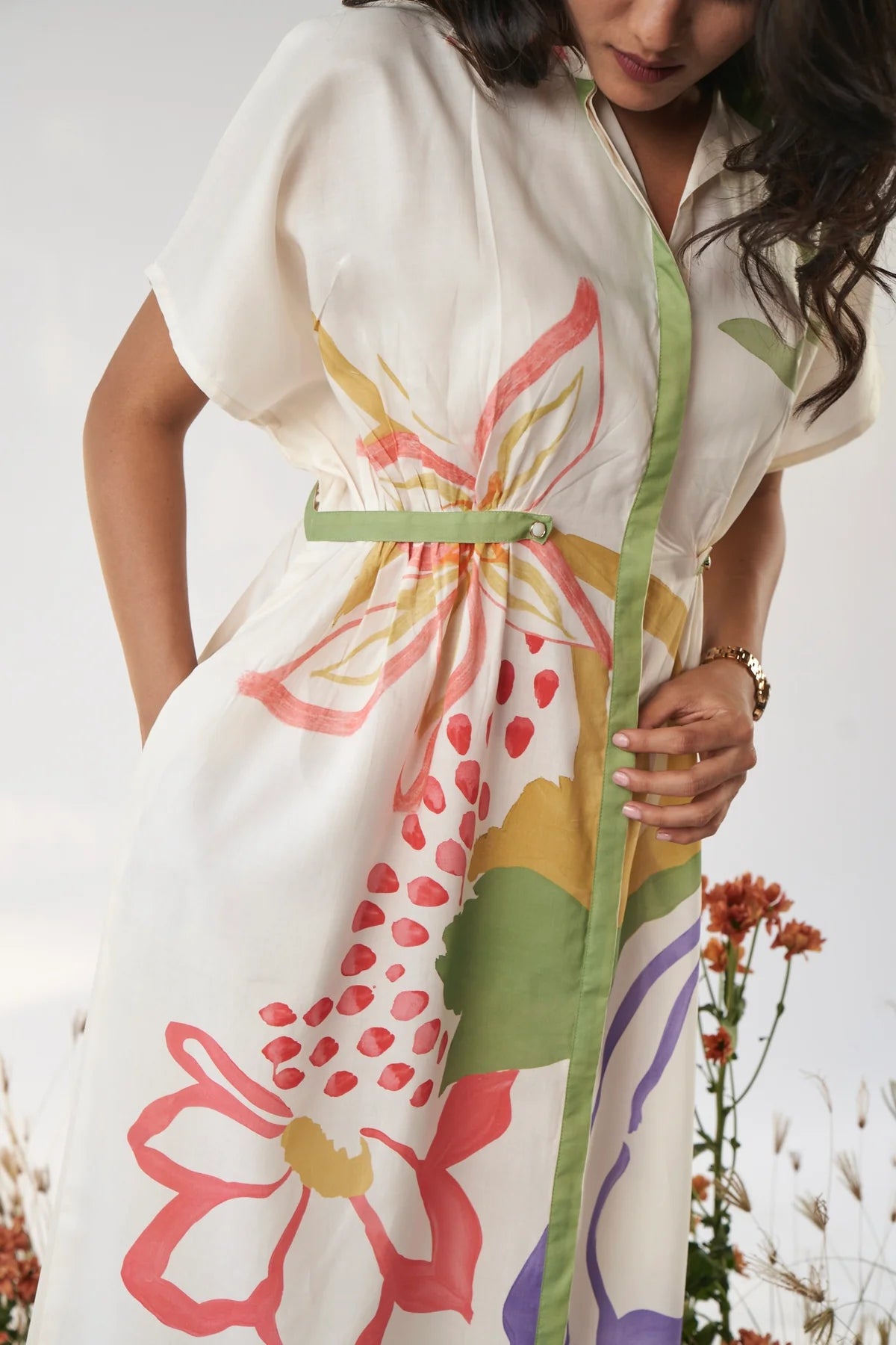 Floral Breeze Flowing Maxi Dress
