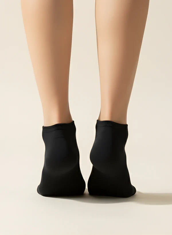 Classic Black Comfort Ankle Socks