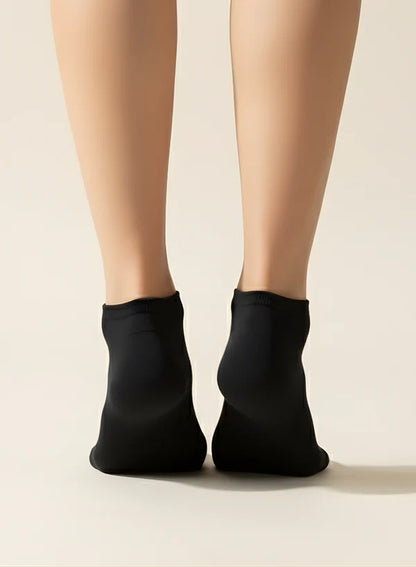Classic Black Comfort Ankle Socks