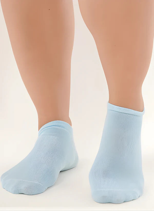 Serene Blue Comfort Ankle Socks